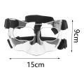 MeterMall Nose Guard For Broken Nose Face Shield Masks Adjustable & Clear Protection For Men Women Soccer Basketball Sports Protect. 