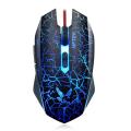 MFTEK Tag 3 2000 dpi LED Backlit USB Wired Unbreakable ABS Body Gaming Mouse (Black). 