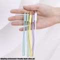 Candy Color Mobile Phone Rubber Strap / Soft Silicone Hand Wrist Lanyard Keychain / Mobile Phone Camera ID Card Anti-Lost Ropes / Hands-free Short Lanyard. 