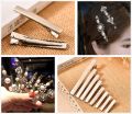 20Pcs Metal Flat Silver Hair Bow Clips Single Prong Hairdressing Hair Grip DIY Accessories Hairpins for Women Bows Making Craft. 