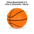 AcceSSories superstore Bouncing Mute Ball Indoor Silent Basketball 24cm Foam Basketball Silent Soft Ball Air Bounce Basket Ball Size 3/5/7 Sports Toy. 
