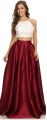 Storeify Box Pleats Korean Satin Silk Maxi Skirt for Women with Inner Cancan, Flared Long Skirt, Waist Sizes 26-40. 