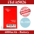 iTel it5026 Battery BL-11DI Replacement Premium Quality 6000mah Battery For iTel it5026. 