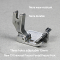 T9 Sewing Presser Foot Adjustable Folded Rolling Edge Guide Feet Hemmer Foot Magnetic Seam Guide Industrial Needle Machines. 