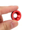 6pcs M8 Decorative Red Washers Screws Universal for Automobile Car Fender Bumper Engine Cover. 