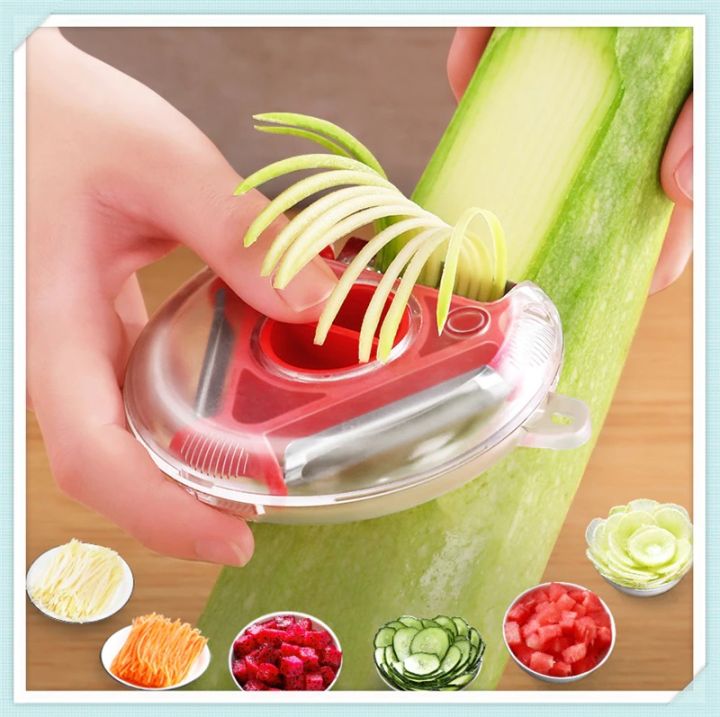 Magic Trio Peeler Set Slicer Stainless Steel Peeler Shredder Julienne Cutter Multi Peel Blade Zesters Grater Kitchen Tool