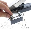 Brady Desktop Stapler Style Slot Punch – Heavy Duty ID Badge Punch for PVC, Laminated & Plastic Cards. 
