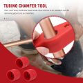 Pipe Reamer Deburring Tool,5Pcs Copper Pipe Cleaner and Reamer Set,Pipe Deburring Brush,Tubing Chamfer Tool. 
