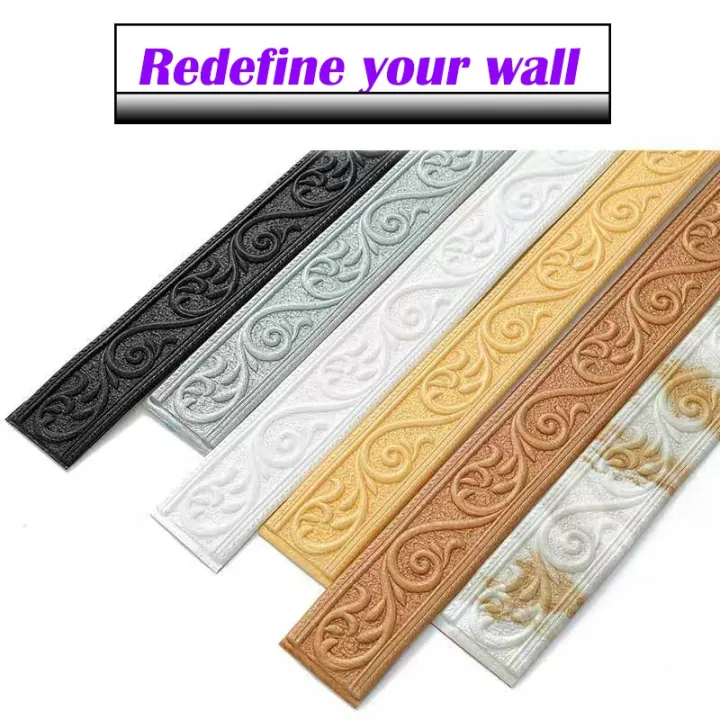 2.3m%203D%20Wallpaper%20Border%20Wall%20Sticker%20Wall%20Trim%20Line%20Waterproof%20PE%20Foam%20Self-Adhesive%20Modelling%20Trim%20Wall%20Skirting%20Flexible%20Molding%20Ceiling%20Border%20Line%20Interior%20Decoration%20-%20Image%207