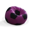 Purple Bean Bag Foot Ball Sofa. 