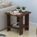 Stylish Bedside Table Sofa Corner Bedroom nightstand Coffee Table (Size: 16" x 16" x 17"). 