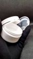 Empty Plastic Containers for Makeup etc. 30 Gram White / Refillable Empty Jars for Cosmetics Cream Pot Jar. 