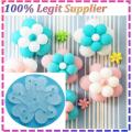 Flower Shape Balloon Clip Happy Birthday Decoration Birthday accessories Balloons for Birthday , Anniversary , Engagement , Bridal Shower and Baby Shower Decoration For birthday balloons Happy Birthday Decoration (Pack of 4). 