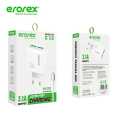 Erorex C-12 Charger 18W 1xMicroUSB + 2xUSB Ports (MicroUSB), best charger, multiple port charger. 