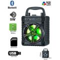 Wireless Speakers JBH-5001 \ JBH-5002 Bluetooth Speaker | Easy To Catch | Attracking Grill Design | Green and Red RGB Lights | Sound Card Supported | FM Radio Supported | USB Supported. 
