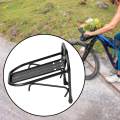 Front Rack Cargo Pannier Bike Front Carrier Rack for Riding Shopping. 