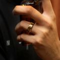 Gold Platinum Ring For Men And Boys And Girls  - Never Fade Never Scratch. 