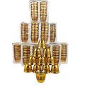 zam zam water glass set best quality 6 pc set golden set. 