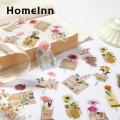 Vintage Floral Stickers Vintage Floral Scrapbooking Stickers Set Diy Journaling Decoration with Strong Adhesive Buyers' Favorite Flower Stickers. 