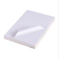 White Glossy self-adhesive sticker A4 for inkjet printers. 