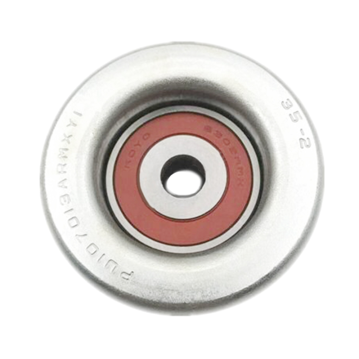1 Piece Car Drive Belt Tensioner Idler Pulley 16604-0P011 / 16604-31020 Car Accessories Silver for 2.7L