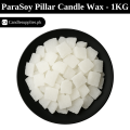 ParaSoy Pillar Candle Wax - 1KG - ParaSoy Pillar Blend Candle Wax - Paraffin Soy Blend Wax For Pillar Candle Making - Paraffin Soy Blend Wax For Candles - Paraffin Soy Wax Flakes For Candle Making - Premium Candle Wax - Best Candle Wax For Silicone Molds. 