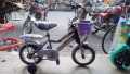 Mama Love Cycle for Kids 3 to 6 Years with Basket & Backseat, 12 inch Cycle for Girls with Double Chimta, Double Brake, Tubeless Tyres, Bicycle for Girls with Training Wheel. 