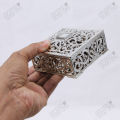 Plastic Hollow Style Favor Candy Plastic Gift Box - Pack 12 For Wedding Engagement, Baat Pakki, Mehendi, Ceremony, Nikkah, Valima, Party Favor Gift, Baby Shower, HBD Party Gift Box, Birthday, Gift Pack Boxes. 
