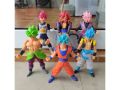 Pack of 6 - Dragon Ball Jiren Goku Son Vegeta Brolly Frieza Cell Gohan Black Rose Ultra Instinct Son Action Figure PVC Collectible Model Toy – 18cm. 