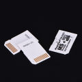 Hot Sale Dual 2 Slot Micro For SD SDHC TF to Memory Stick MS Card Pro Duo Reader Adapter For PSP. 