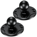 1Inch Ball Mount Base with Aluminum Alloy AMPS Hole Round Plate & 1Inch TPU Ball Adapter for RAM Replacement. 