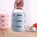 Meerubs Collection 3 Layer Lunch Box Stackable Food Grade Container. 