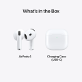 Apple AirPods 4 With ANC Wireless Earbuds, Personalized Spatial Audio, Sweat and Water Resistant, USB-C Charging Case, H2 Chip. 