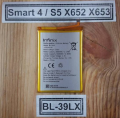 Infinix Smart 4 (X653) Battery Replacement BL-39LX Battery with 4000mAh Capacity _ Silver. 