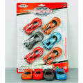 Pack of 6 Cars Toy Set for Kids. 