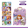 Disney children's roll stickers Snow White and Frozen Sofia boxed animation expression sticker book. 