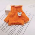 Girls Pretend Play Toy Fashionable Doll Sweater Clothes for 14cm Wallace Gromit Dog All-match Rib Knitting Child Birthday Gift Toy Cute Labubu Plush Toys Clothing Girls. 