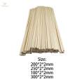 100Pcs Unfinished Wood Sticks Woodcrafts for Crafts Model Building Supplies 200cm. 