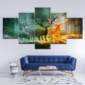 5 Piece Wall Frame Poster Paintings HD Wall Picture For Living Room Décor. 