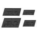 【Beiver Jewelry Store
】(New) 3D metal sticker GR sport badge emblem decal for Toyota hv Yaris GRMN GR sport RZ RC RS Prius Lexus Harrier sticker. 