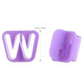 Wilton Alphabets, Numbers and Symbols Fondant Cutters 40Pcs Set Plastic. 