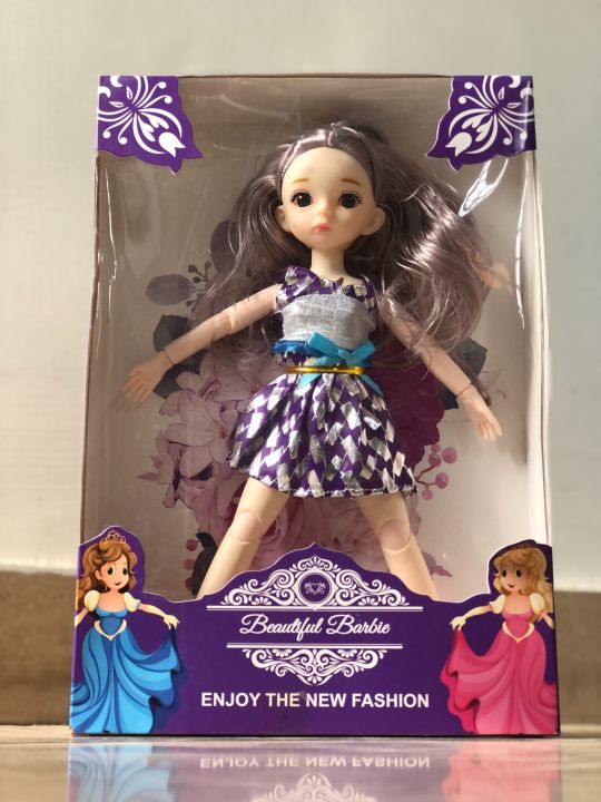 New%2010-12%20Inch%20Bendable%203D%20Princess%20Doll%20with%2018%20Joints,%20Moveable%20Chest,%20Light%20&%20Music,%20Fashionable%20Doll%20for%20Kids%20-%20Ideal%20Gift%20for%20Girls%203-8%20Years%20-%20Image%203