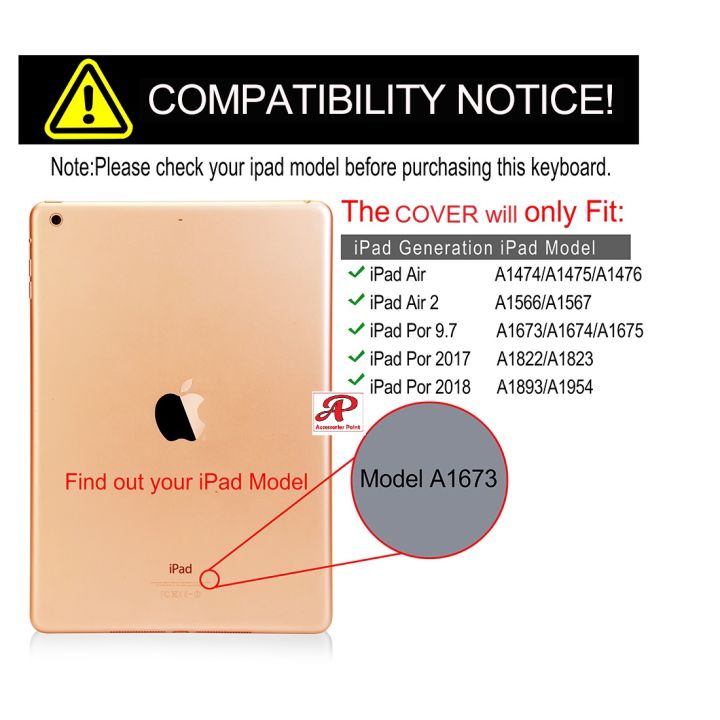 Ipad%209.7"%205/6%20%20Gen%20Book%20Cover%20with%20360%20Rotating%20Stand%20Auto%20wake/sleep%20for%20Apple%20Ipad%209.7"%20Models%20air%20/%20air%202%20/%20pro%209.7%20/6th%20gen%C2%A0%20-%20Image%208