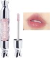 Crystal Lip Gloss, Candy-Shaped, Moisturizing Shine, Rich Color Palette, Full & Lustrous, Makeup Lip Care. 