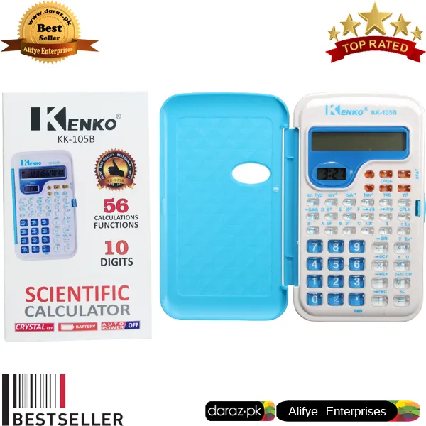 KENKO%20Scientific%20Calculator%20KK-105B%20function%20with%20time%20student%20calculator%20Multi%20Colour%20-%20Image%202