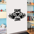 bellylady Carved Game Zone Wall Sticker Mural Wallpaper for Kids Boys Room Decals Gaming Poster Decor. 