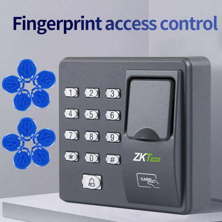 ZKTECO X6 Standalone fingerprint access control with 10 Fobs