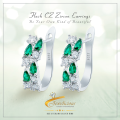 Shine Bright with Jewelicious Luxury 925 Sterling Silver Stud Earrings: Flash CZ Zircon Ear Studs in 3 Colors for Women - Affordable Brincos. 