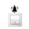 Zecor Gallery Door Bell Switch Board Wall Sticker for Kitchen Tiles board. 