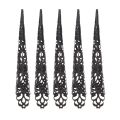 Claw Finger Nail Ring Rings Fingertip Nails Queen Tip Claws Fingernail Ancient Halloween Floral Cosplay Gothic. 